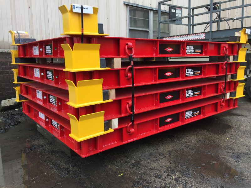 Custom Painted Steel Crane Mats Raptor Tech Inc.