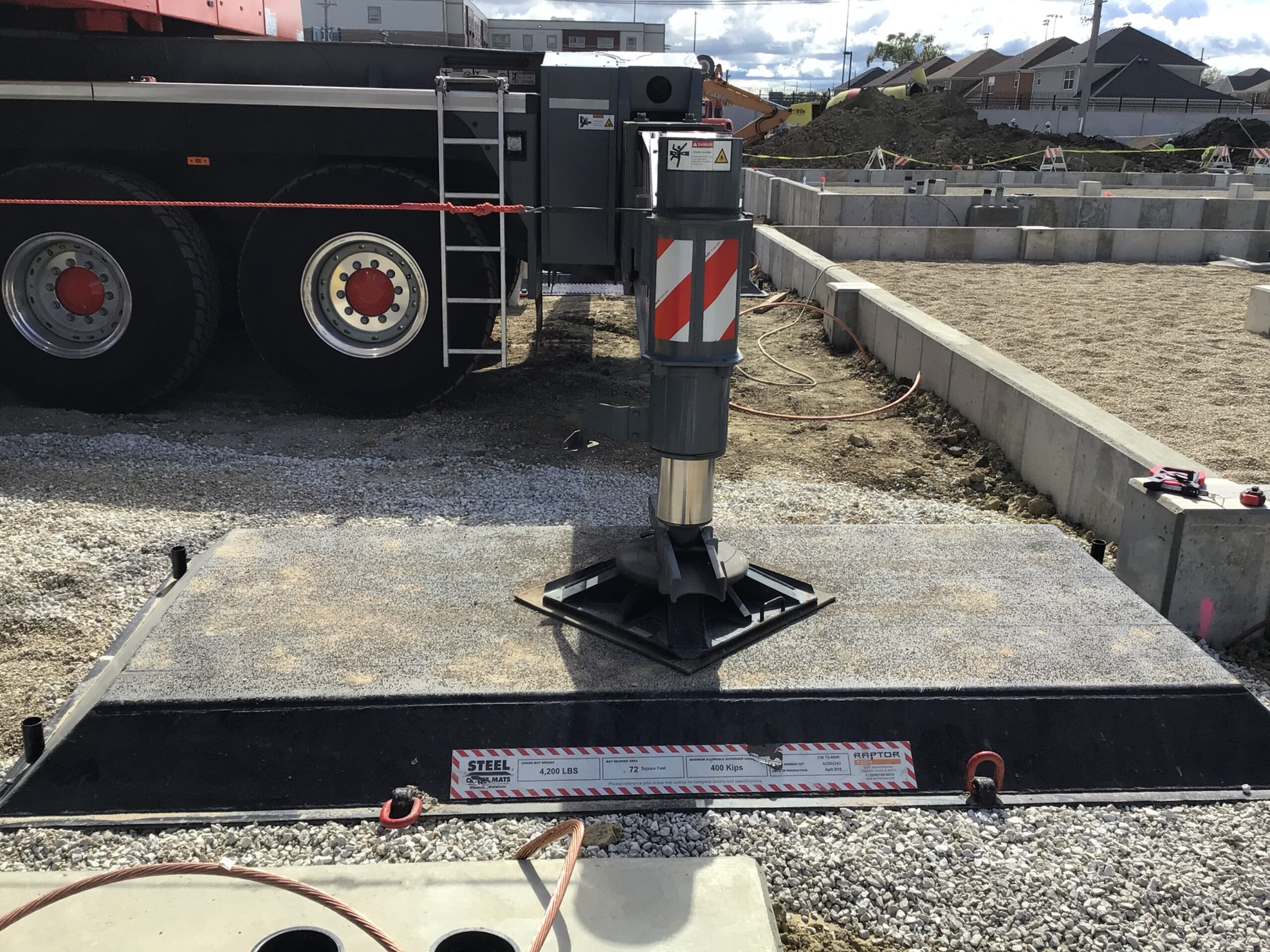 Raptor Tech steel crane mats