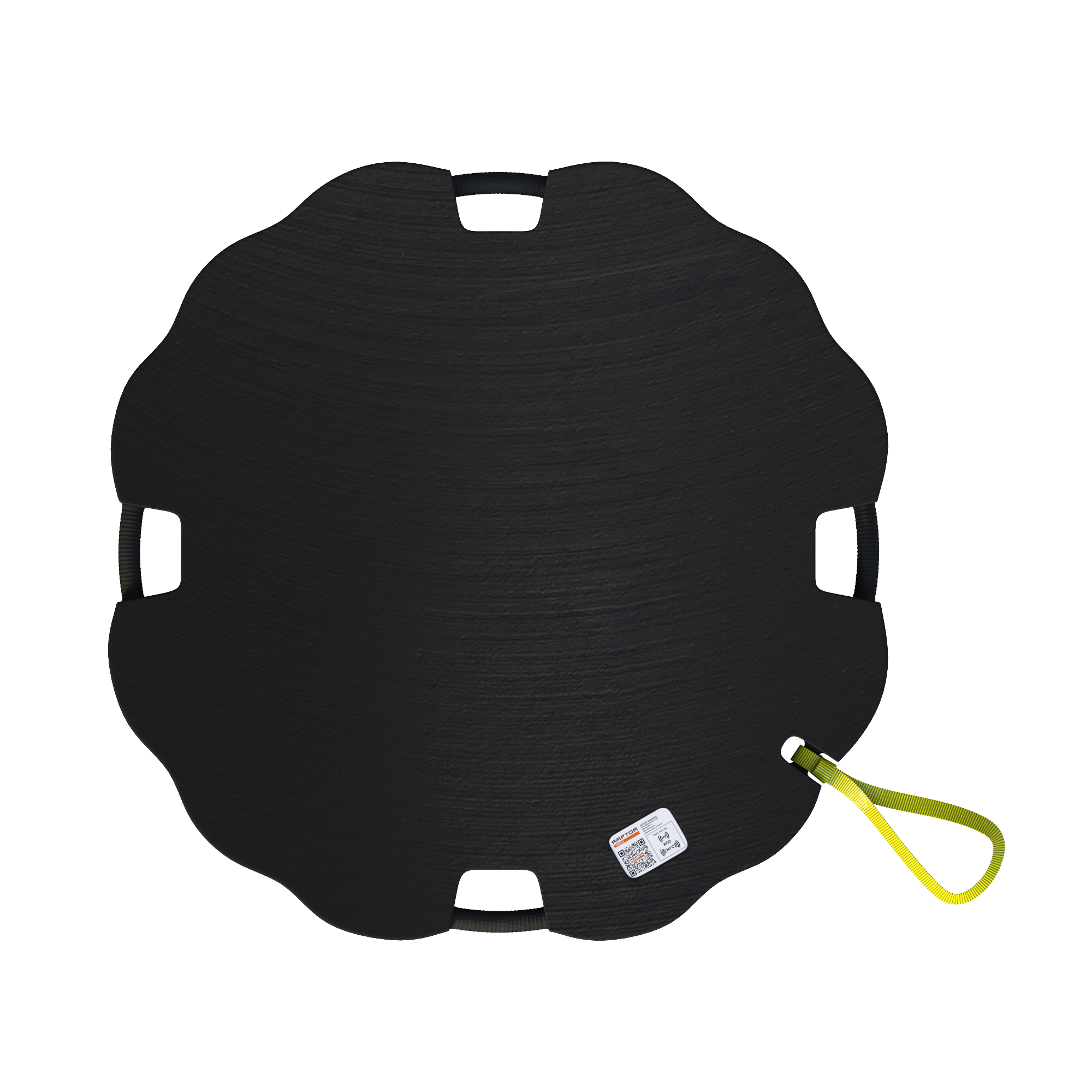 Raptor Tech Area Plus AP-R42-3 42 inch round 3 inch UHMW outrigger pad