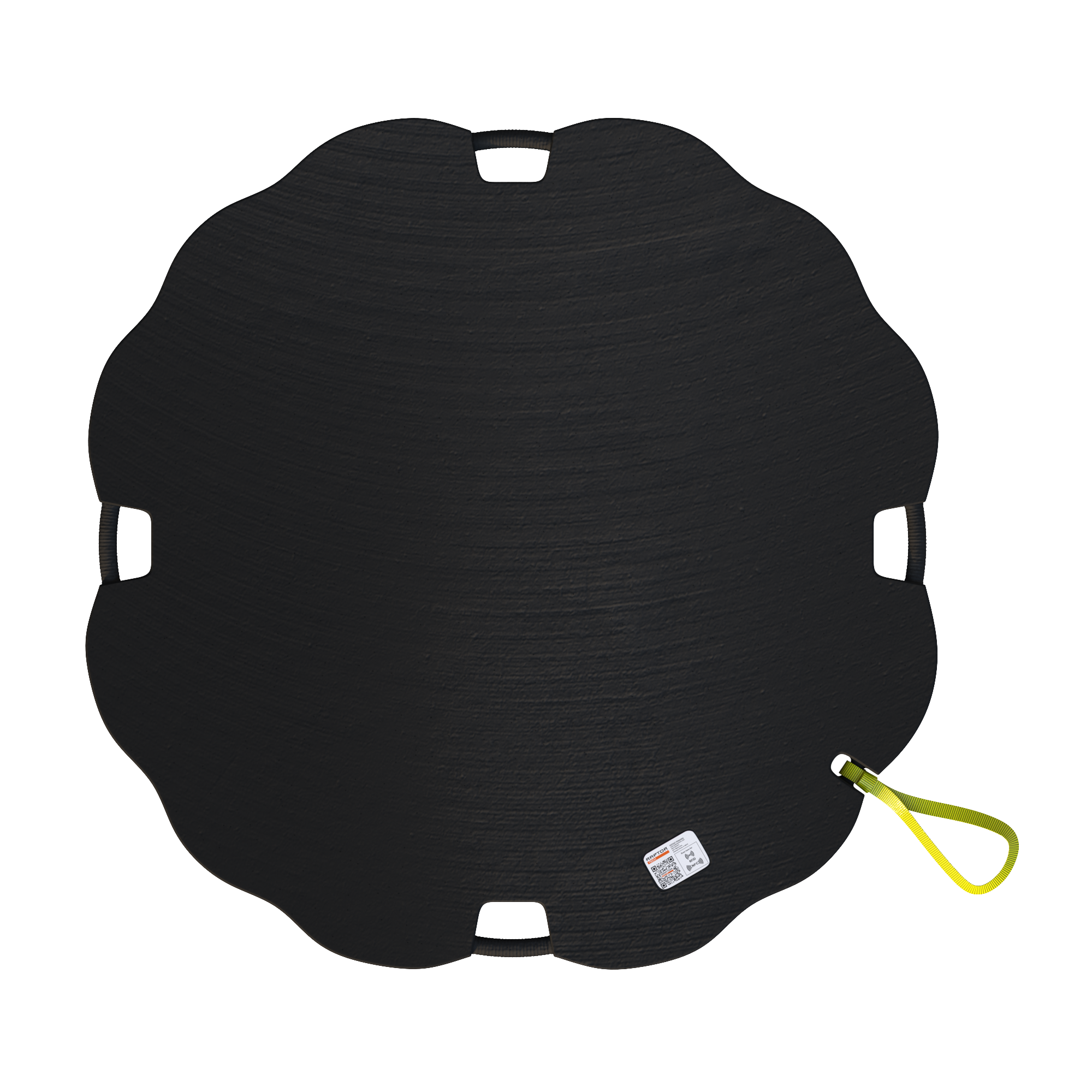Raptor Tech Area Plus AP-R54-3 54 inch round 3 inch UHMW outrigger pad