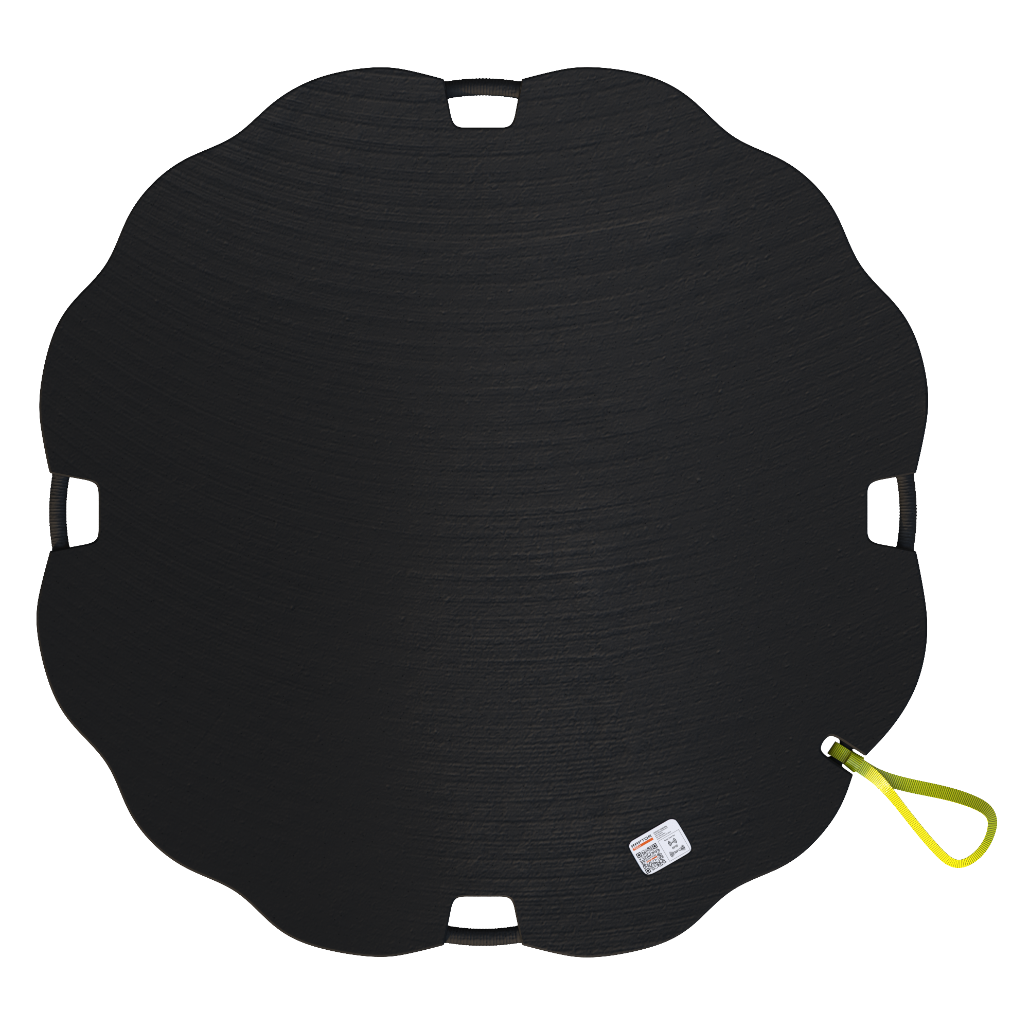Raptor Tech Area Plus AP-R60-3 60 inch round 3 inch UHMW outrigger pad