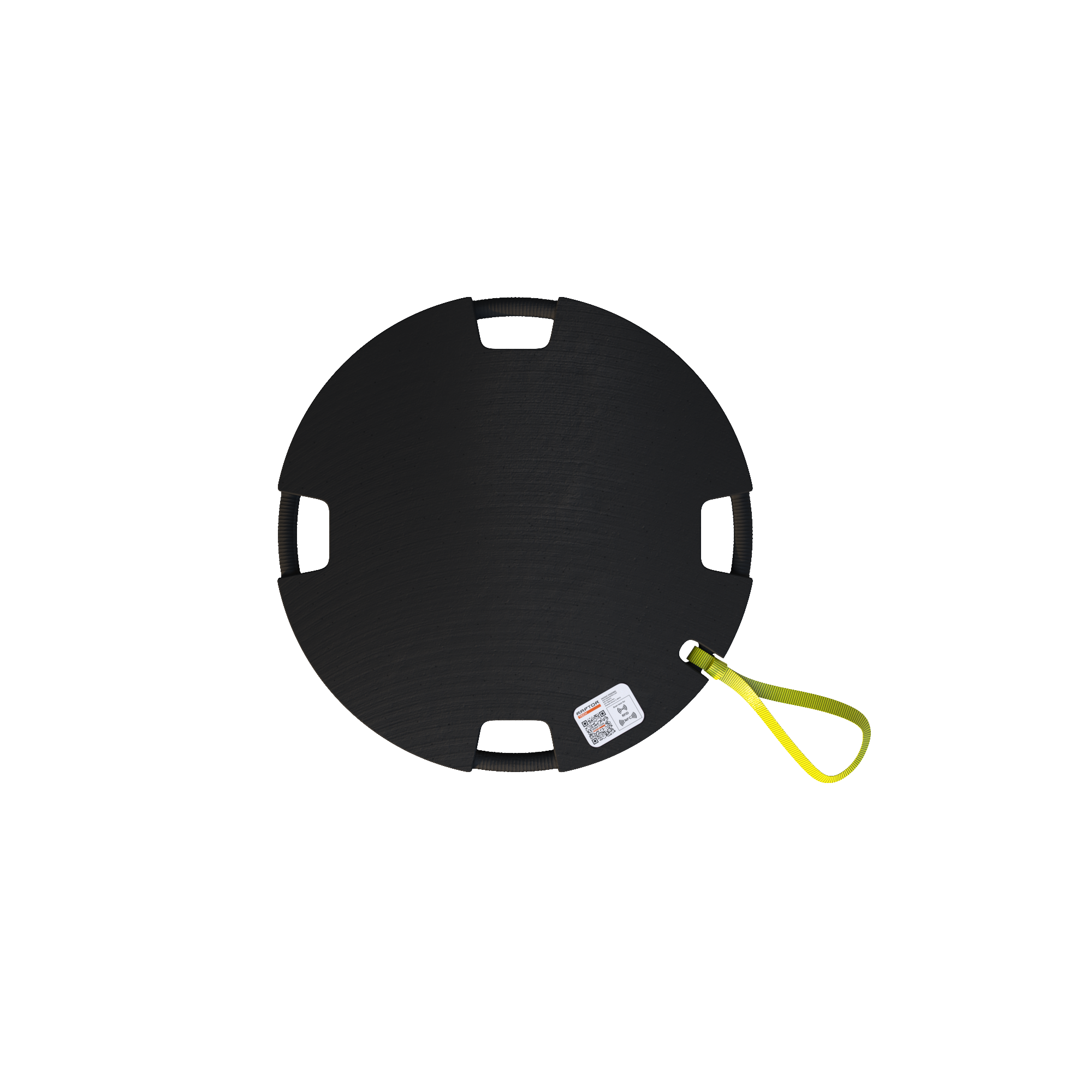 Raptor Tech Premium R30-2 30 inch round 2 inch UHMW outrigger pad