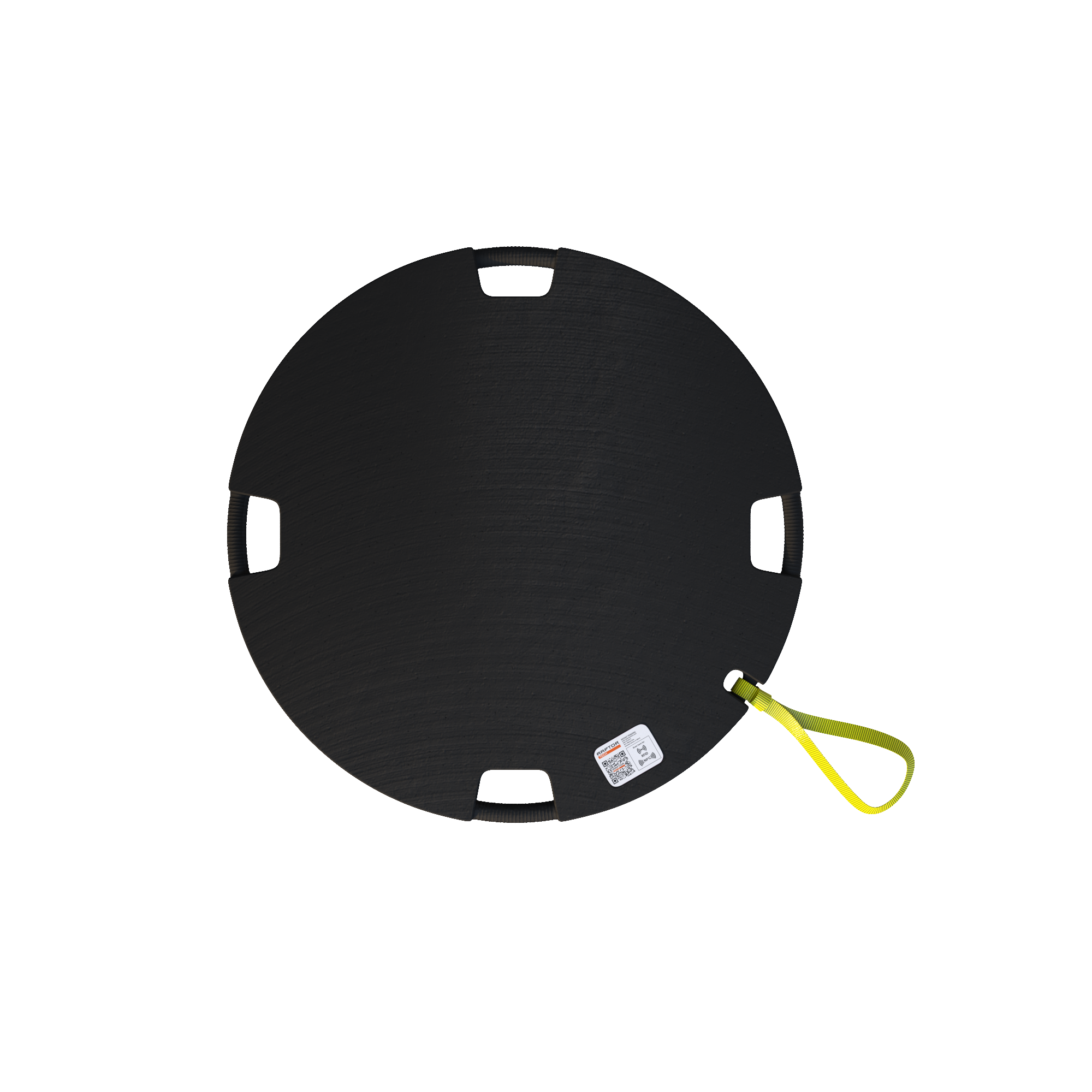 Raptor Tech Premium R36-2 36 inch round 2 inch UHMW outrigger pad