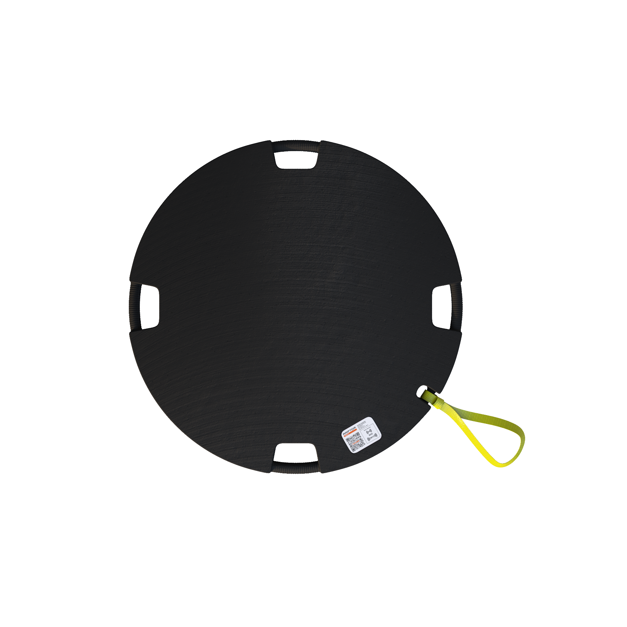 Raptor Tech Premium R36-3 36 inch round 3 inch UHMW outrigger pad