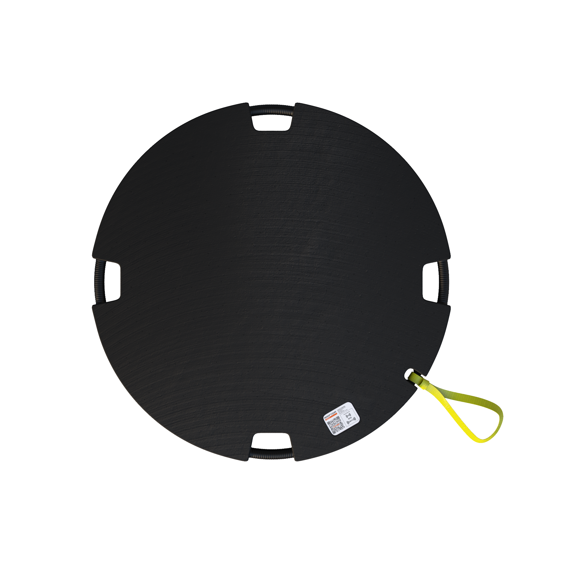 Raptor Tech Premium R42-3 42 inch round 3 inch UHMW outrigger pad
