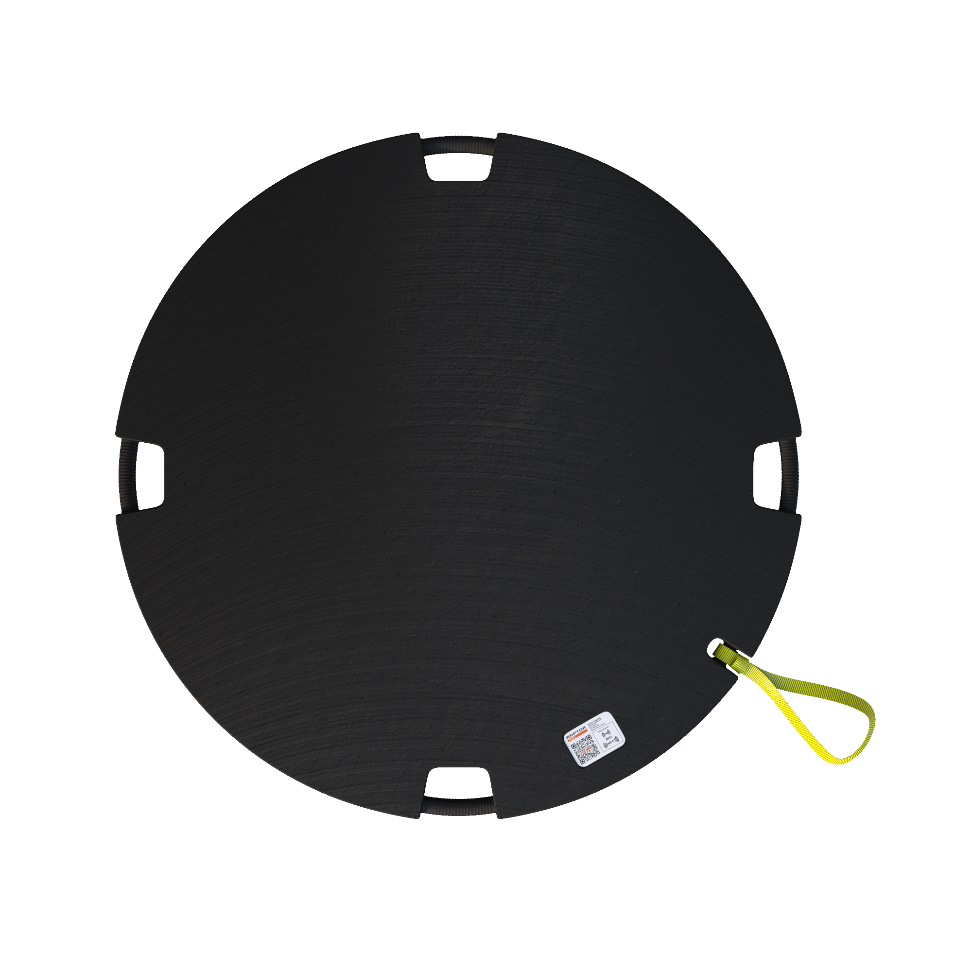 Raptor Tech Premium R48-2 48 inch round 2 inch UHMW outrigger pad