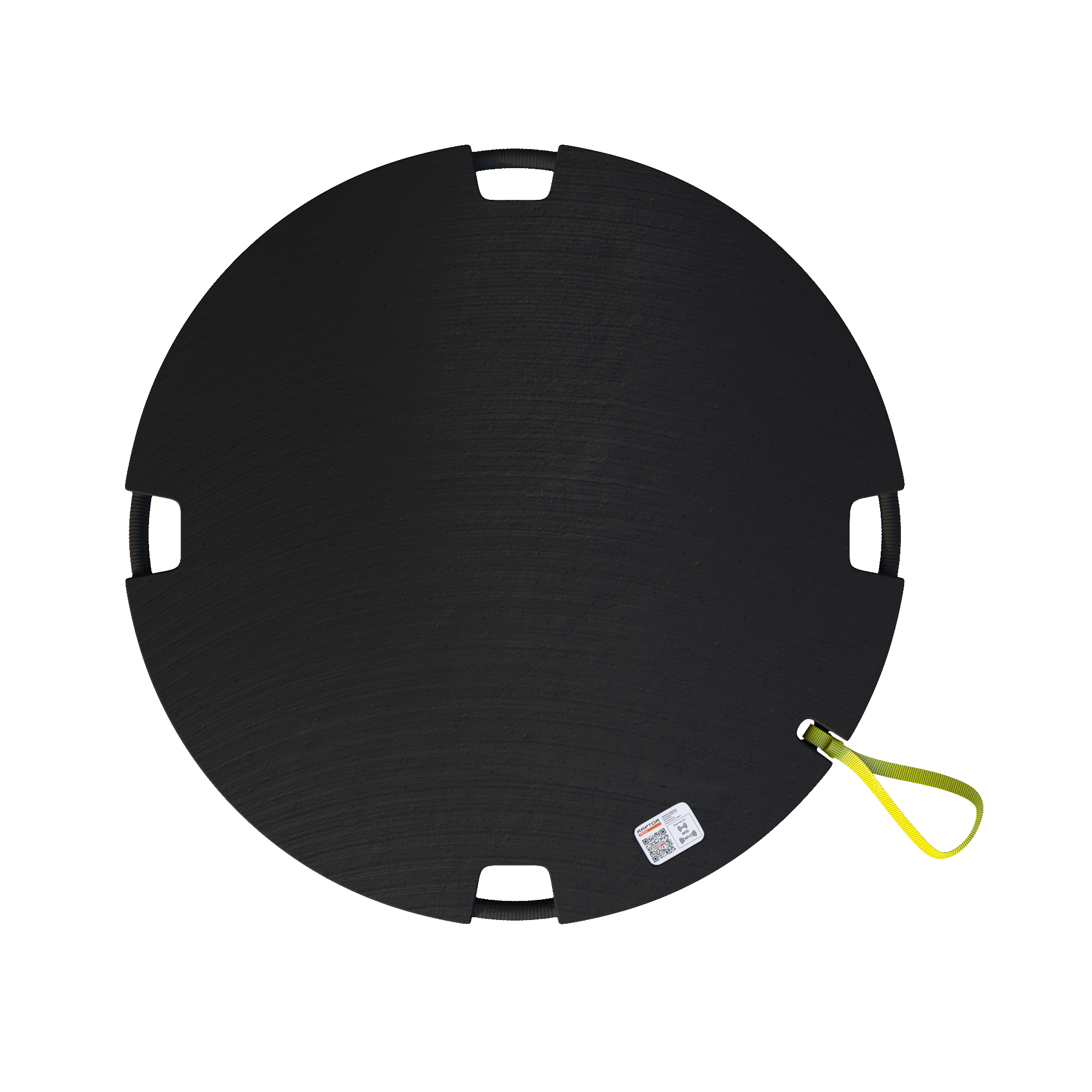 Raptor Tech Premium R48-3 48 inch round 3 inch UHMW outrigger pad