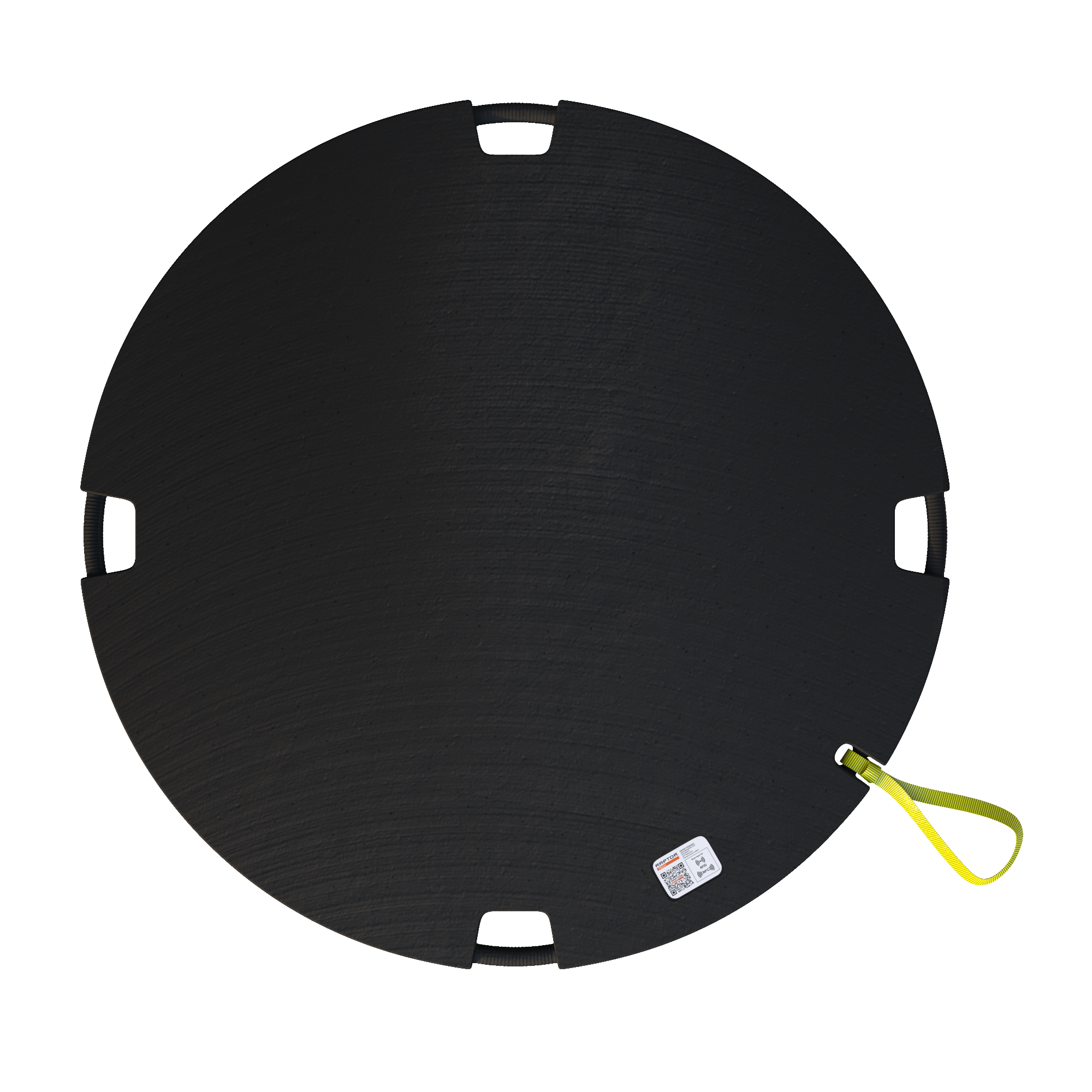 Raptor Tech Premium R54-2 54 inch round 2 inch UHMW outrigger pad