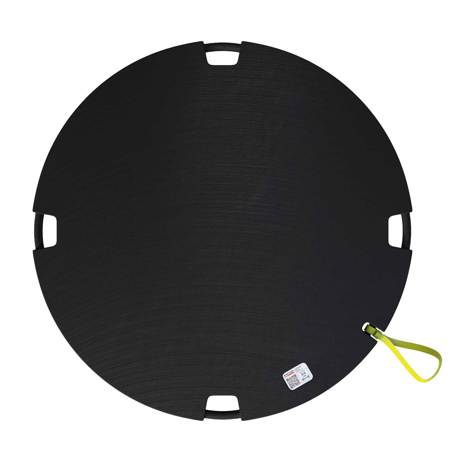 Raptor Tech Premium R54-3 54 inch round 3 inch UHMW outrigger pad